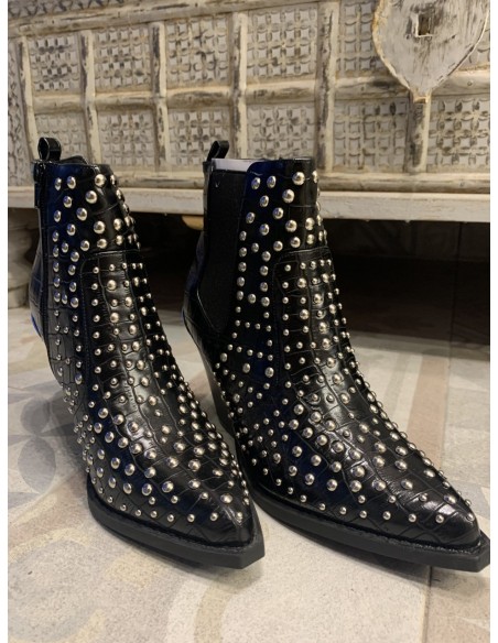 Botines Texas tachas