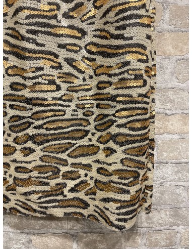 Falda animal print lentejuelas