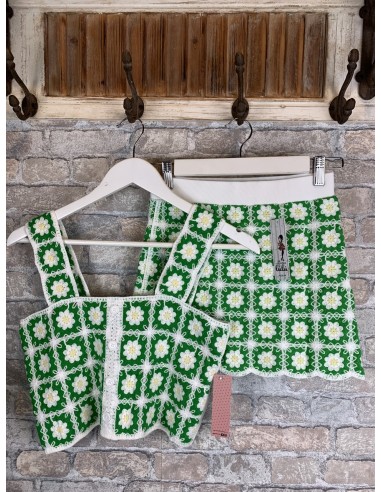 Conjunto crochet verde