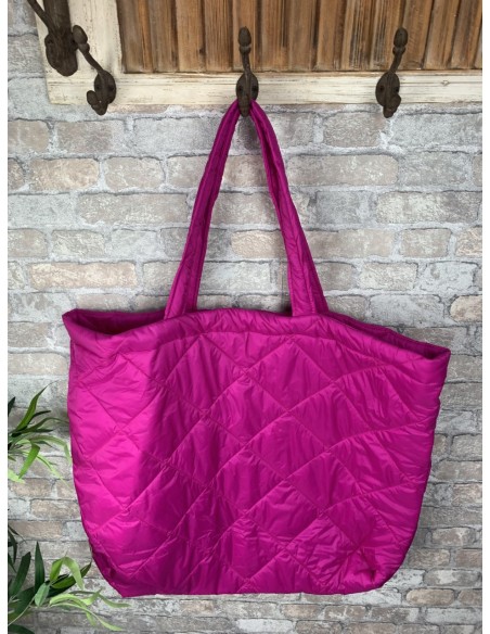 Maxi bolso shopping fuxia (ref 064)