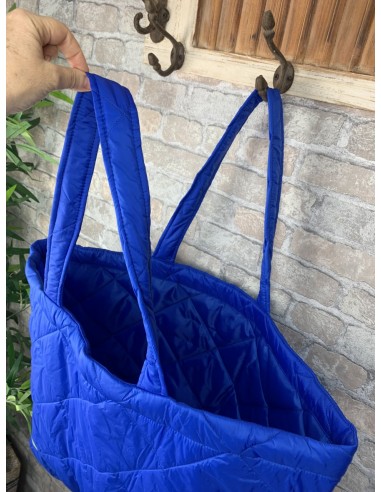 Maxi bolso shopping azul klein (ref 064)