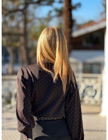 Camisa joya negra