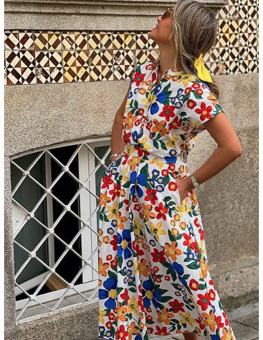 Conjunto flores colores