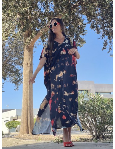 Vestido estampado con tie ( ref.92)