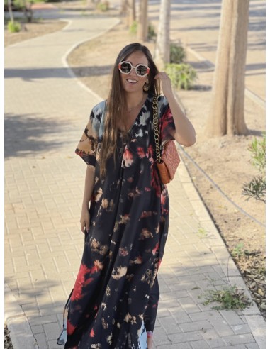 Vestido estampado con tie ( ref.92)