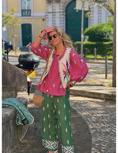 Chaleco Bordado Palma