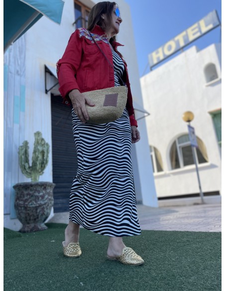 Vestido cebra