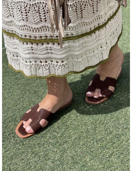 Sandalia H chocolate