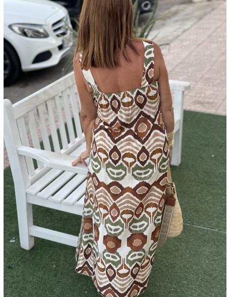 Vestido Tania tierra