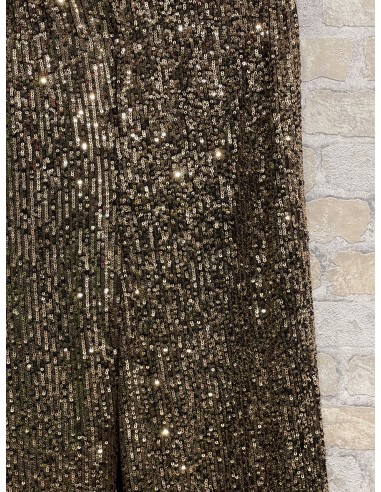 Pantalón de lentejuelas  oro