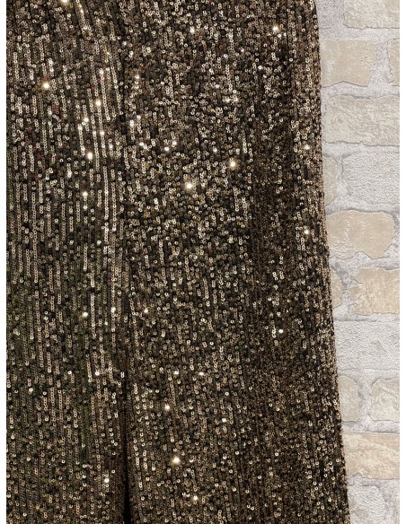 Pantalón de lentejuelas  oro