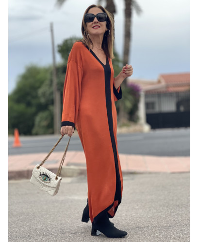 🖤 Vestido Asimétrico con Franja negro - Elegancia y...