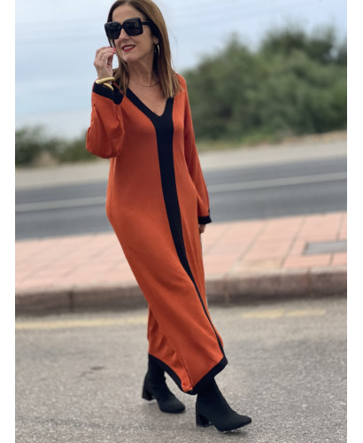 🖤 Vestido Asimétrico con Franja negro - Elegancia y... 2
