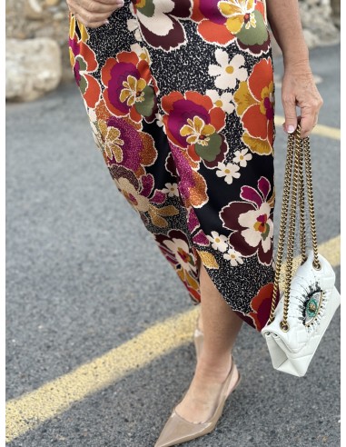 🌸 Vestido Midi con Escote de Pico: Elegancia...