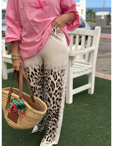🌟 Pantalón Punto Seda Estampado: Elegancia y Comodidad