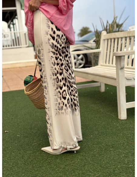 🌟 Pantalón Punto Seda Estampado: Elegancia y Comodidad