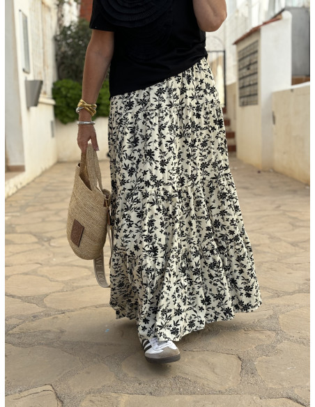 🌸 Falda Floral Elegante: Comodidad y Estilo