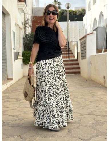 🌸 Falda Floral Elegante: Comodidad y Estilo