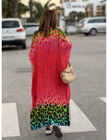 💃 Vestido Camisero Estampado Print: Elegancia...