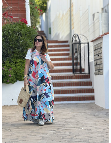 🌸 Maxi vestido floral con estilo y comodidad 🌼