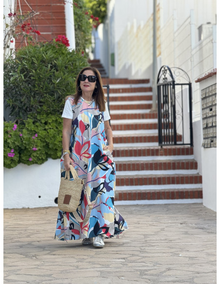 🌸 Maxi vestido floral con estilo y comodidad 🌼