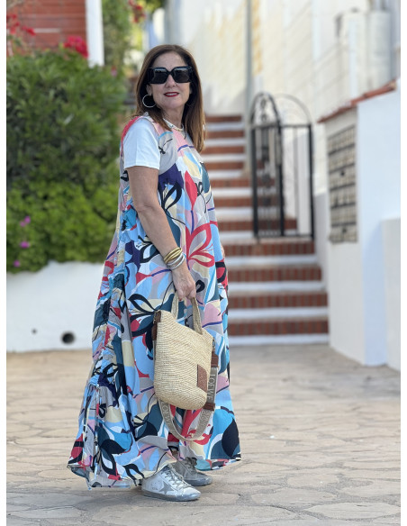 🌸 Maxi vestido floral con estilo y comodidad 🌼