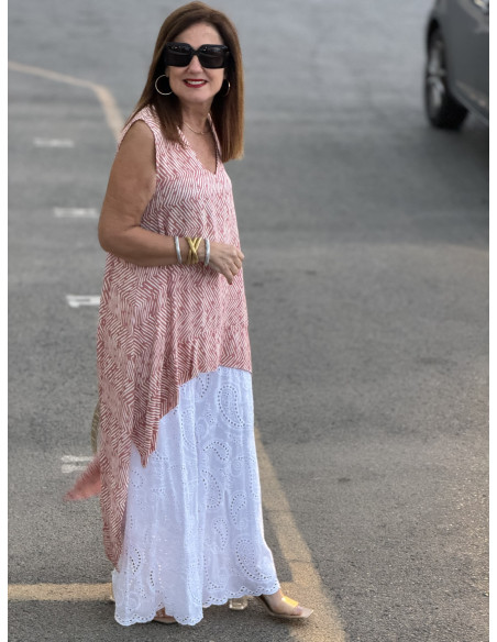 🌸 Blusón Asimétrico Estampado Print Cebra