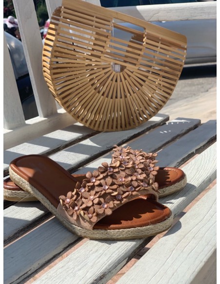 Sandalia margarita camel