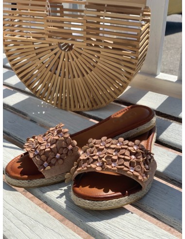 Sandalia margarita camel