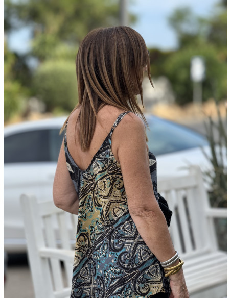 ✨ Top Lencero de Seda tonos negros: Elegancia y Comodidad en Uno