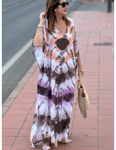 🌈 Maxi Vestido Tie-Dye en Colores Pastel 🌈