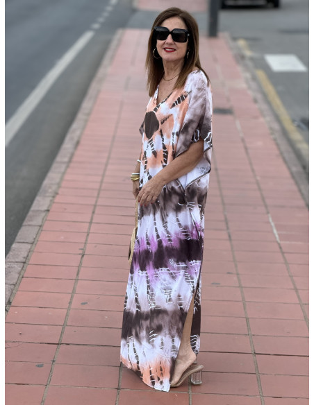 🌈 Maxi Vestido Tie-Dye en Colores Pastel 🌈