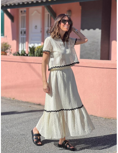 🌟 Conjunto de Dos Piezas de Rejilla en Color...