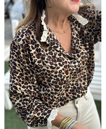 🐆 Camisa Animal Print: Elegancia Salvaje 🌼