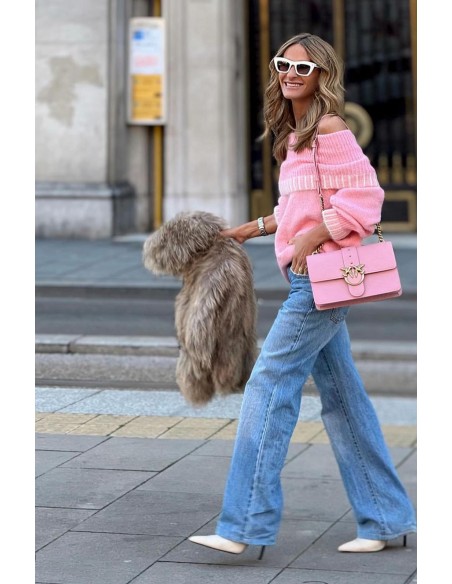 🌸 Suéter Bardot Rosa: Elegancia y Comodidad Fusionadas 🌈