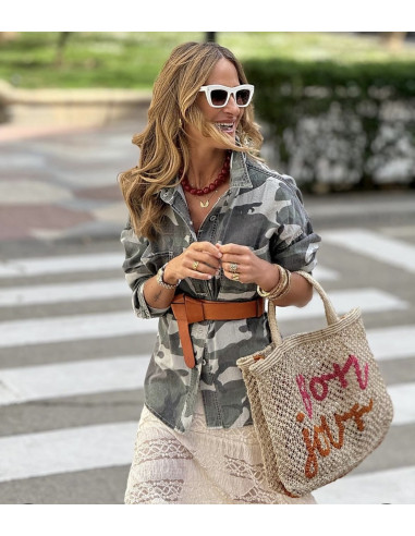 🧥🌿 Parka/Sobrecamisa Estampado Camuflaje