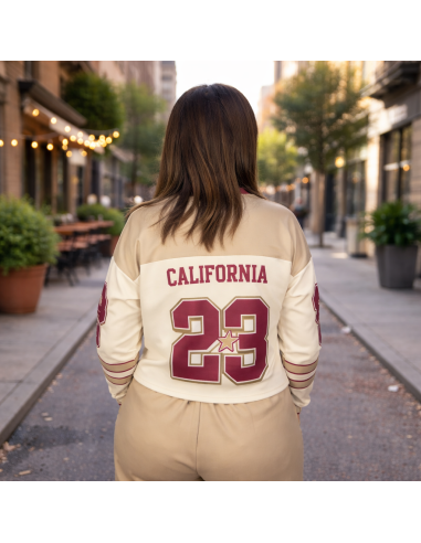 Conjunto Dos Piezas tostado y Crudo Estampado