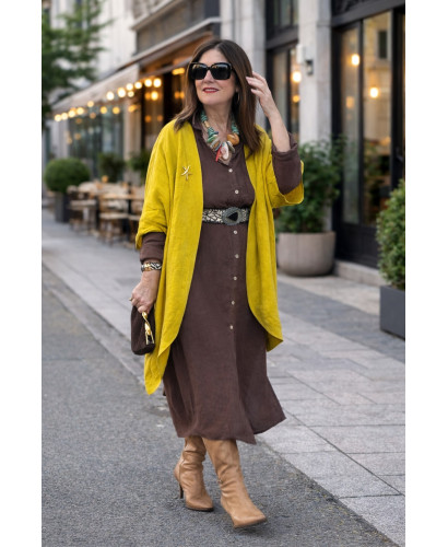 Chaqueta Lino Estrella amarilla 2