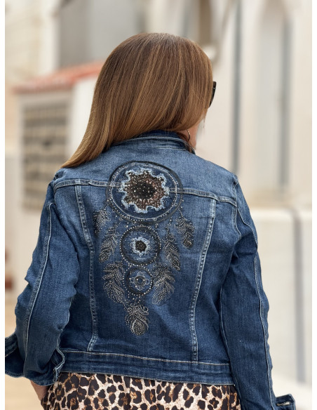 Cazadora Vaquera con Atrapasueños bordado