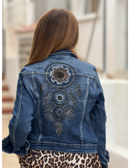 Cazadora Vaquera con Atrapasueños bordado