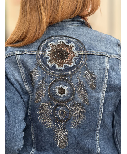 Cazadora Vaquera con Atrapasueños bordado 2