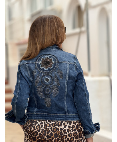 Cazadora Vaquera con Atrapasueños bordado