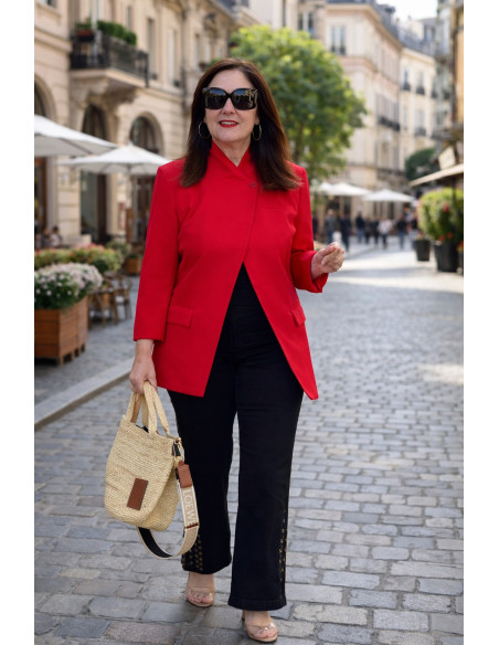 Chaqueta Roja Chic