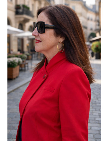 Chaqueta Roja Chic