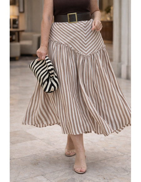Falda  Rayas Arena