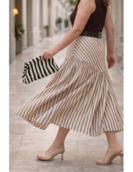 Falda  Rayas Arena
