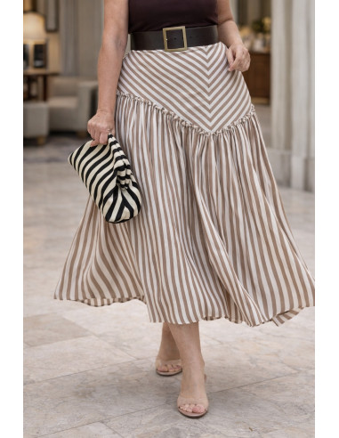 Falda  Rayas Arena