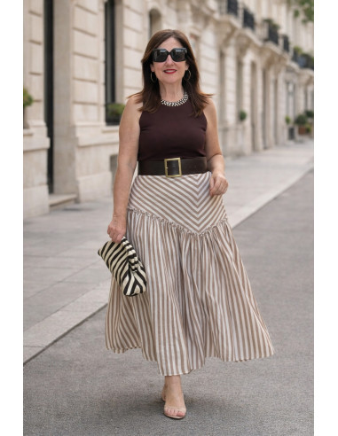 Top Punto Chocolate Perlas