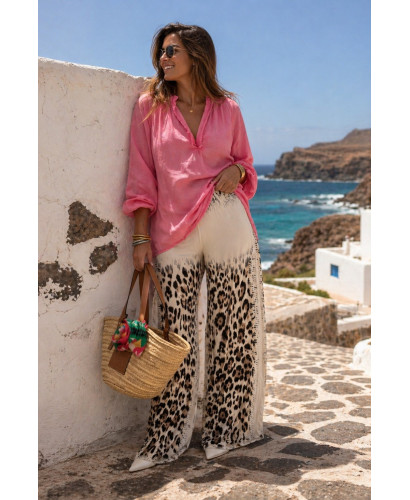 🌟 Pantalón Punto Seda Estampado: Elegancia y Comodidad