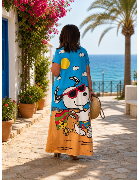 Vestido Largo con  Personaje